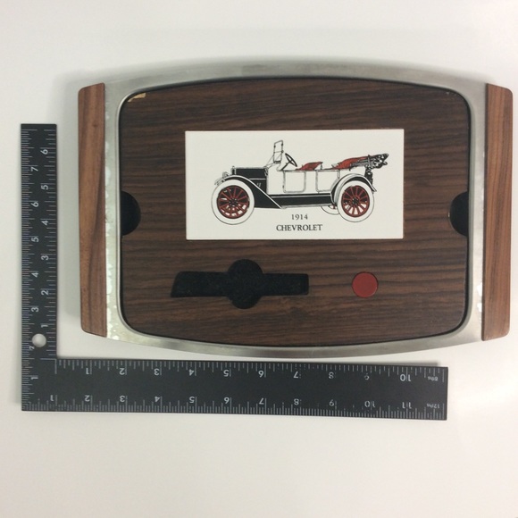 Vintage 1974 Chevrolet Technician Award Tray Board - Picture 12 of 14